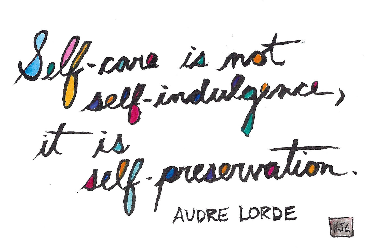 Self care is not indulgence