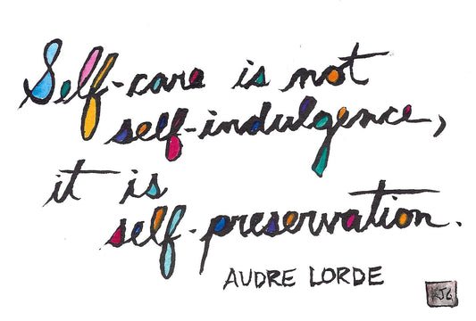 Self care is not indulgence